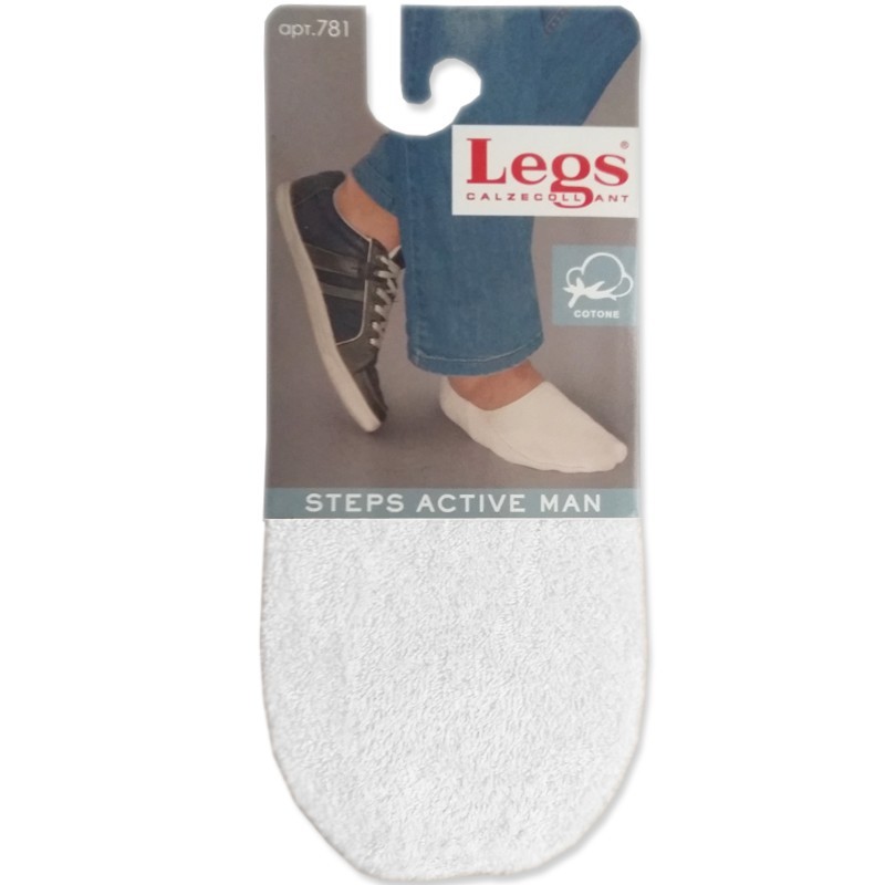 

Подследники мужские LEGS 41-45 BIANCO (781 Sneaker Terry Cotton)