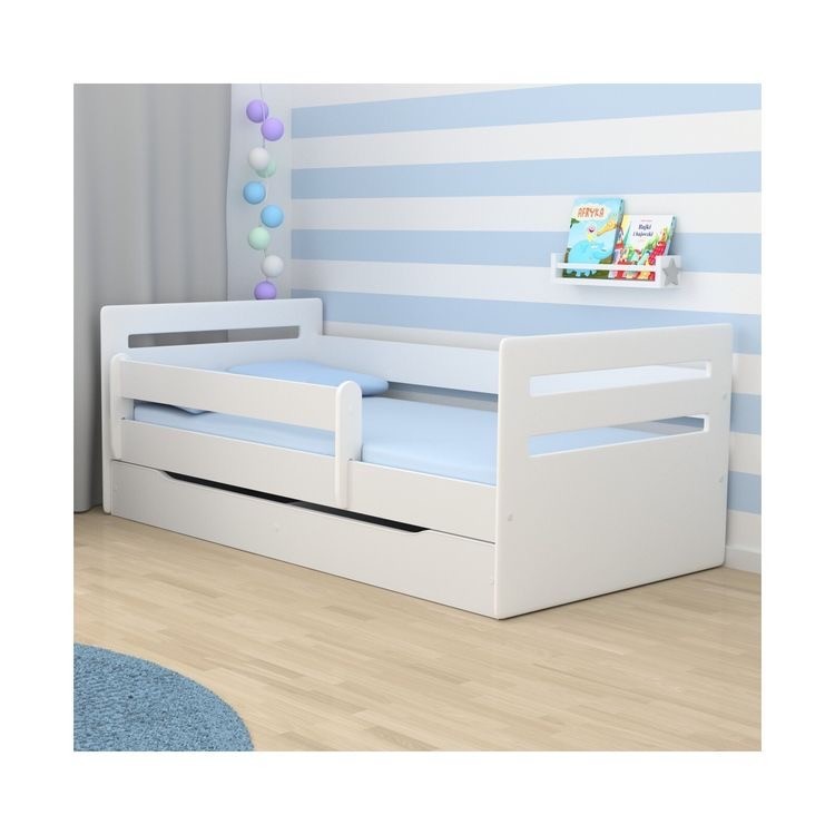 

Детская кровать ESIES Fancy с ящиками белая 180х90