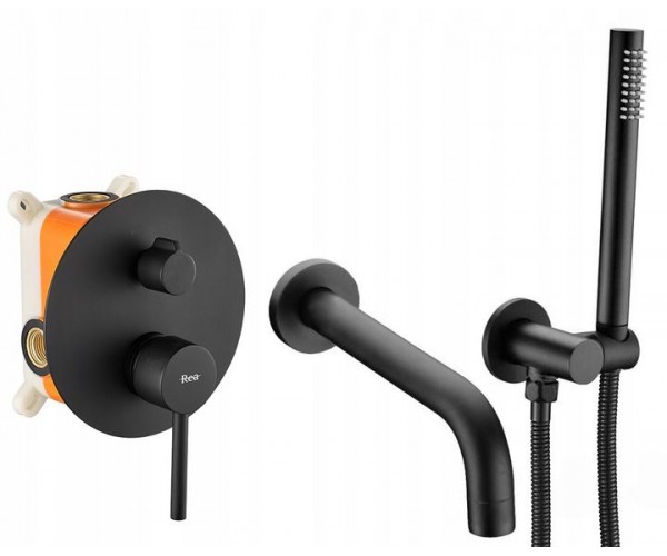 

Смеситель для ванны Rea Lungo Black + BOX REA-P6300