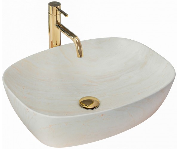 

Умывальник (Раковина) Rea Freja Ivory REA-U9154