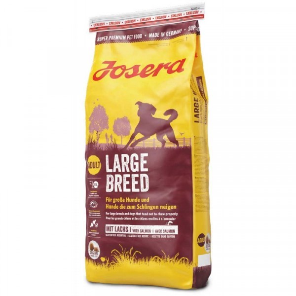 

Сухой Корм Для Собак Крупных Пород С Птицей И Лососем 15 кг Josera Large Breed ЛарджБрит15