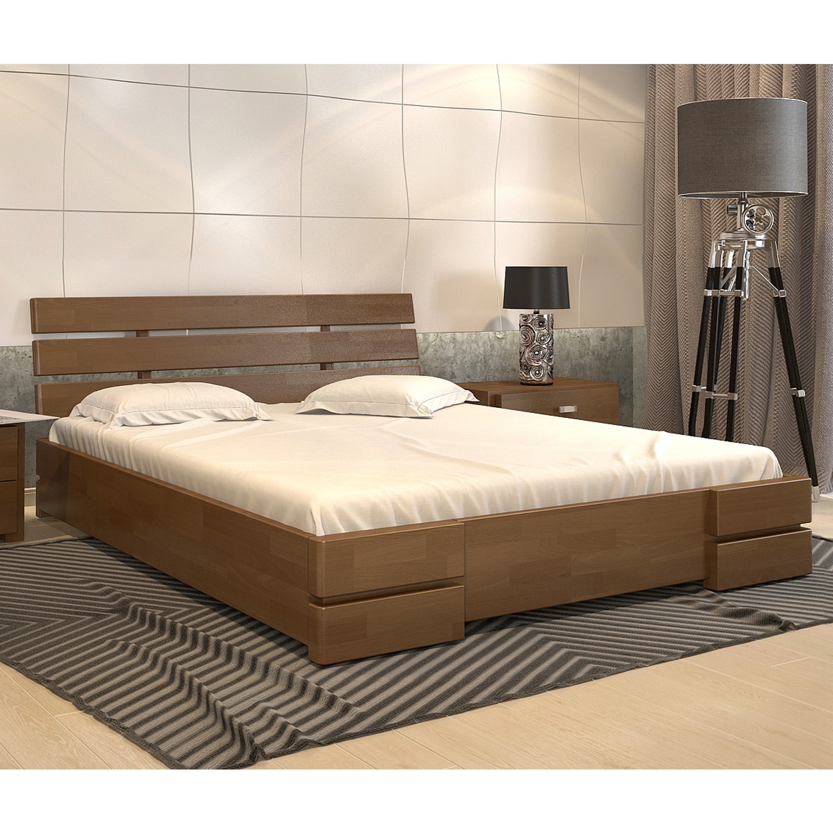 

Кровать Дали Люкс (Arbor Drev) Орех 140х200 см 71127_10
