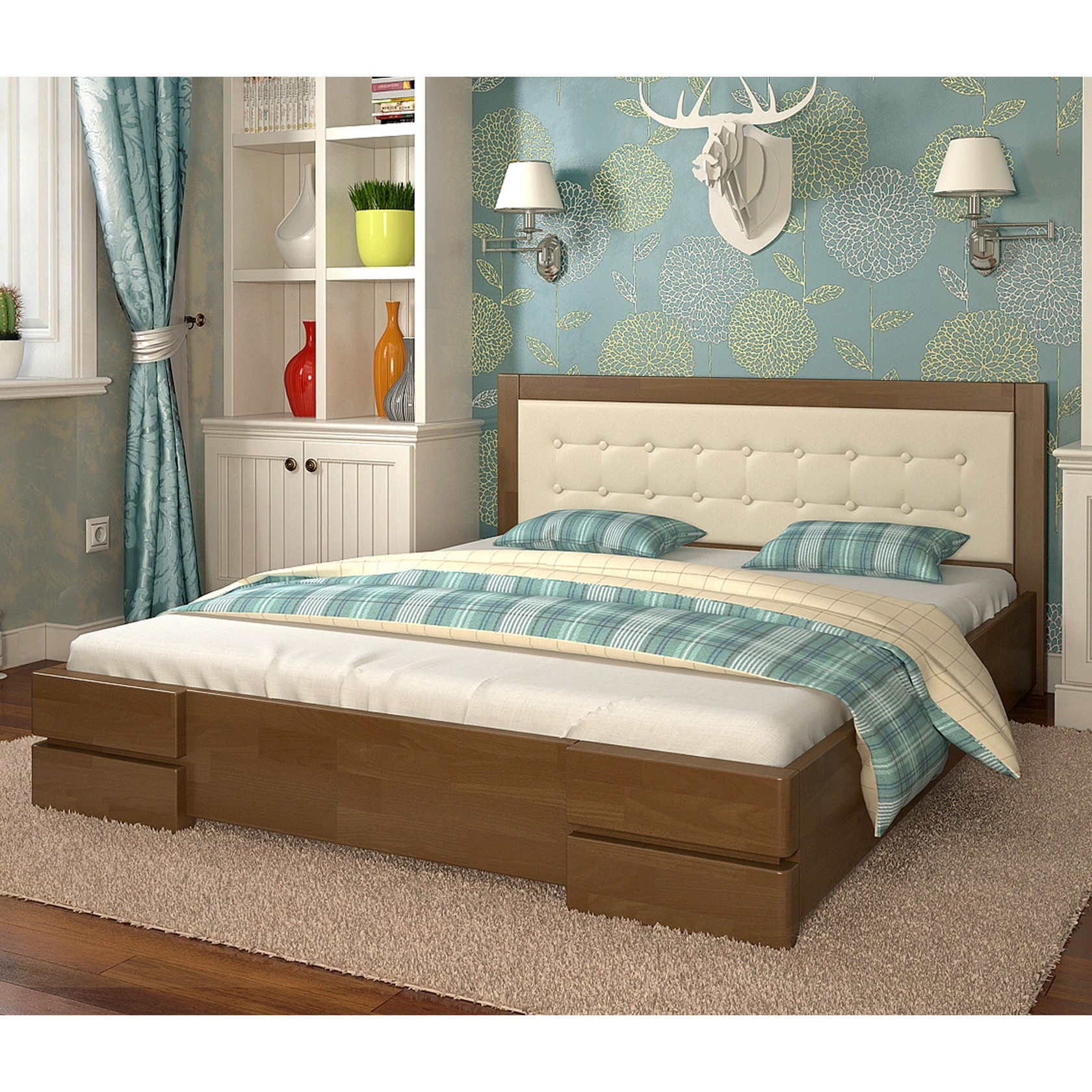 

Кровать Регина (Arbor Drev) Орех 140х200 см 71124_07