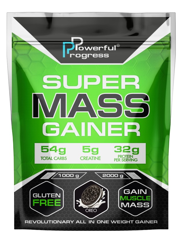 

Гейнер Powerful Progress Super Mass Gainer 1 кг Печенье