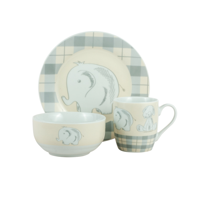 

Набір дитячого посуду Limited Edition Elephants yellow 3 пр. (HYT17176)