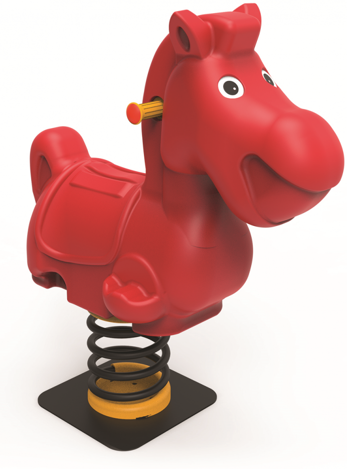 

Качели детские на пружине Exit Toys Лошадка Красный пластиковые 90 х 50 х 100 см