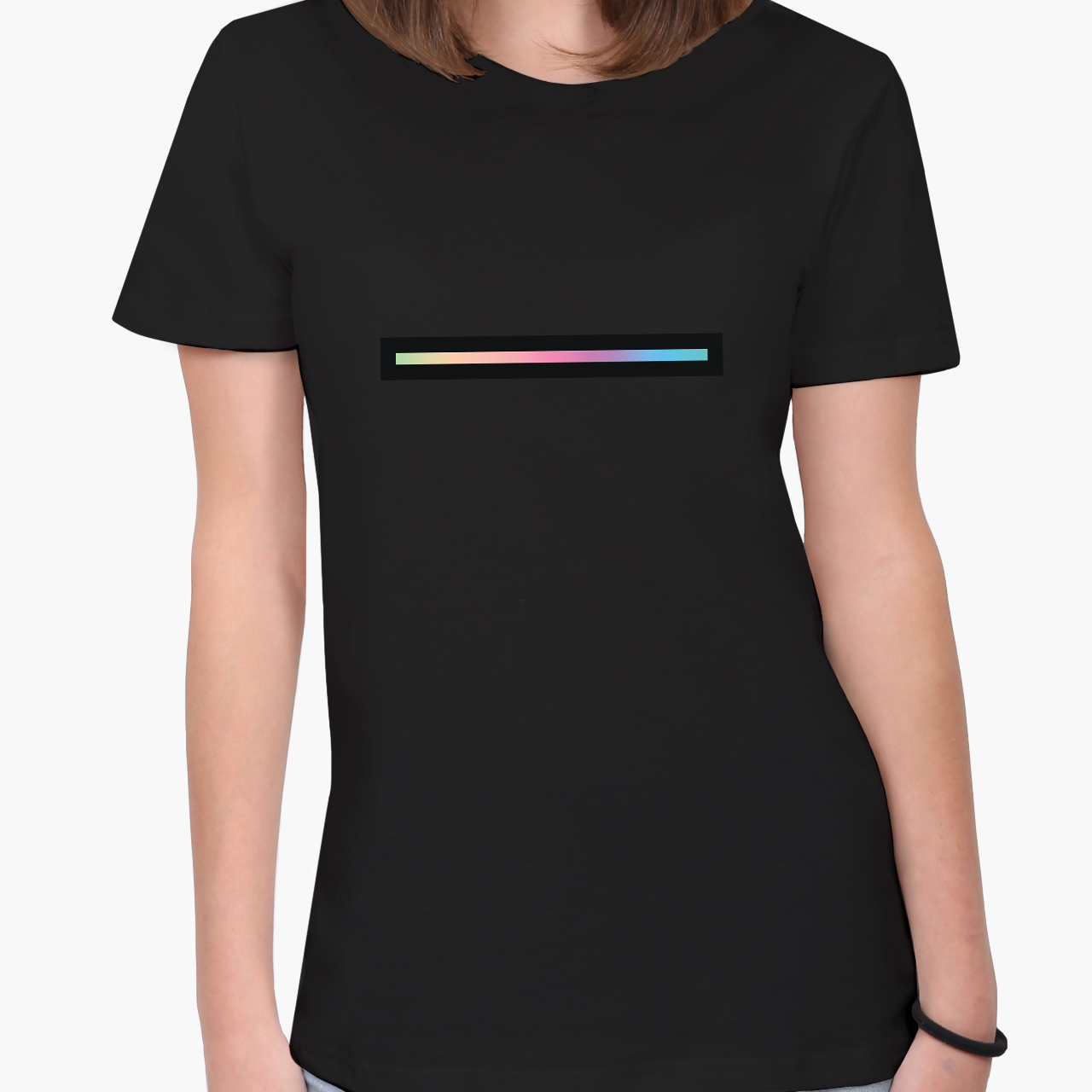 

Футболка женская Разноцветный (8976-1800-3)  Черная, Футболка женская Разноцветный (8976-1800-3) L Черная