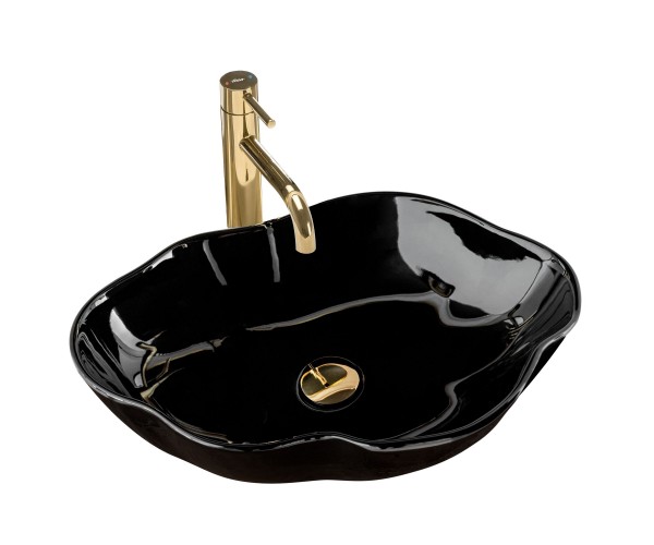 

Умывальник (Раковина) Rea Pearl Black REA-U0858