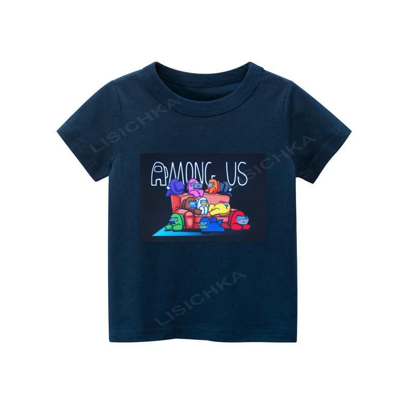 

Футболка Foxstyle Амонг ас герои игры на диванчике, 110-116см, темно-синяя