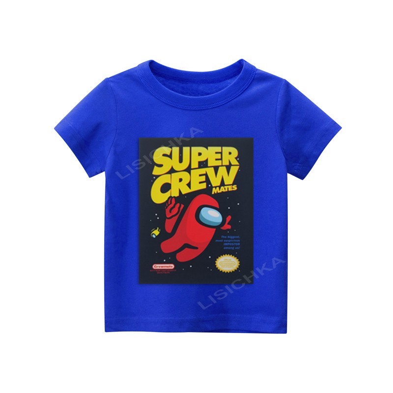 

Футболка Foxstyle Амонг ас Super Crew, 134-140см, ярко-синяя