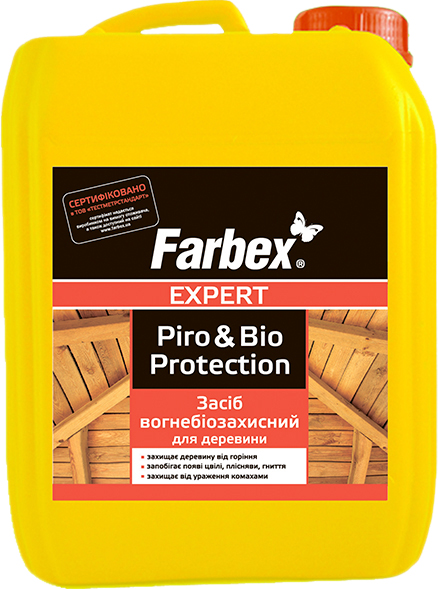 

Средство огнебиозащитное Farbex для древесины 10 л (4823083309114)