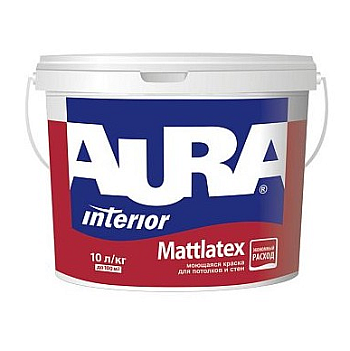 

Краска интерьерная Aura Mattlatex 2.5л белая