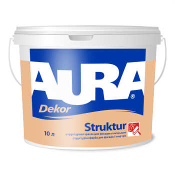 

Краска фасадная структурная Aura Dekor Struktur 10л белая