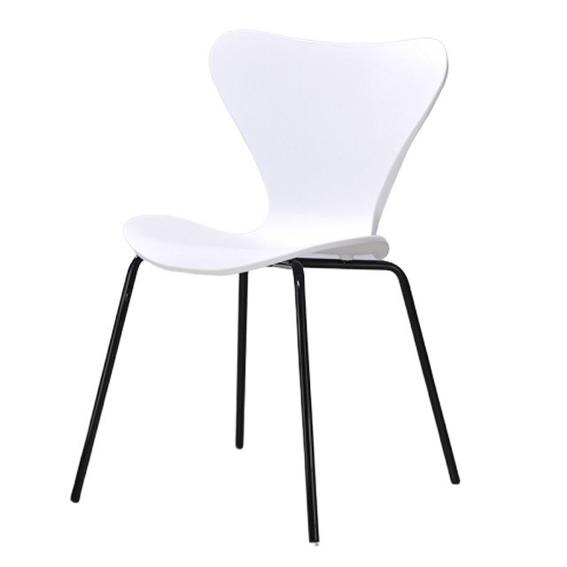 

Стул обеденный Onder Mebli MAX БЕЛЫЙ 07 METAL-2 - BK