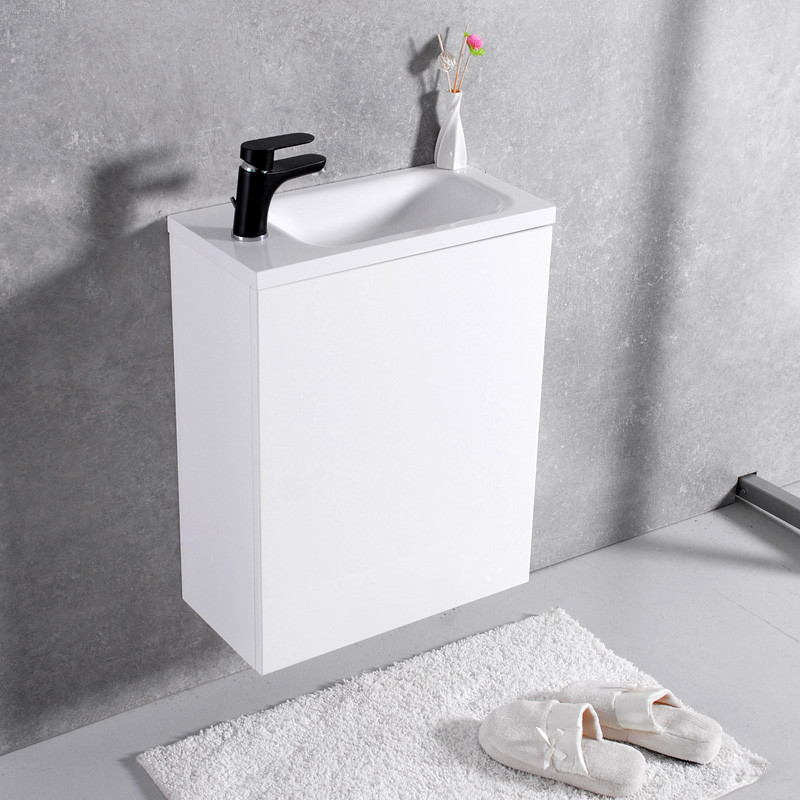 

Тумба Fancy Marble Java подвесная серая с умывальником Linnea 50 см