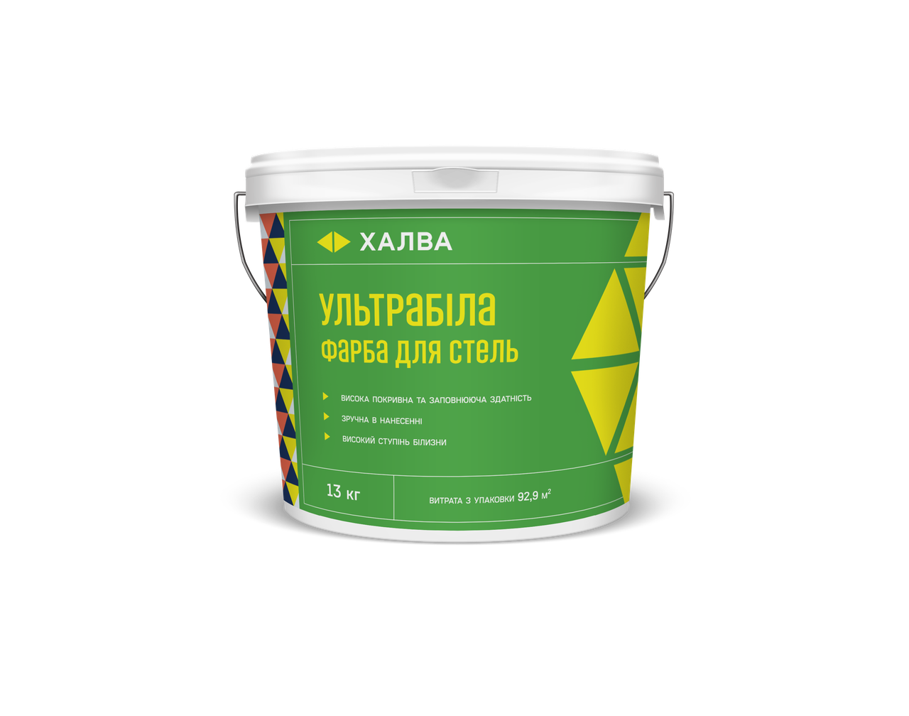 

Краска ультрабелая для потолка 13 кг вода