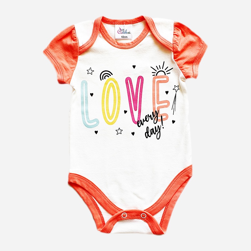 

Боди-футболка Colibri 3024 68 см Молочная