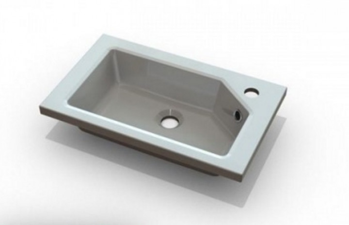 

Умывальник для ванной комнаты FANCY MARBLE Jessica 500 sand