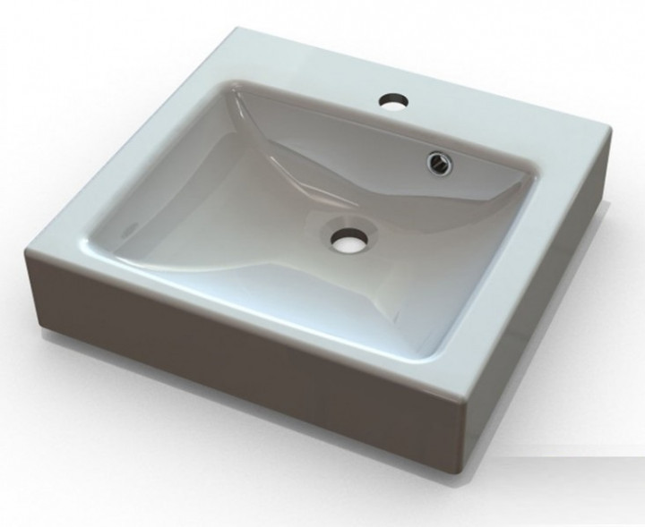 

Умывальник для ванной комнаты FANCY MARBLE Nicole 600 black