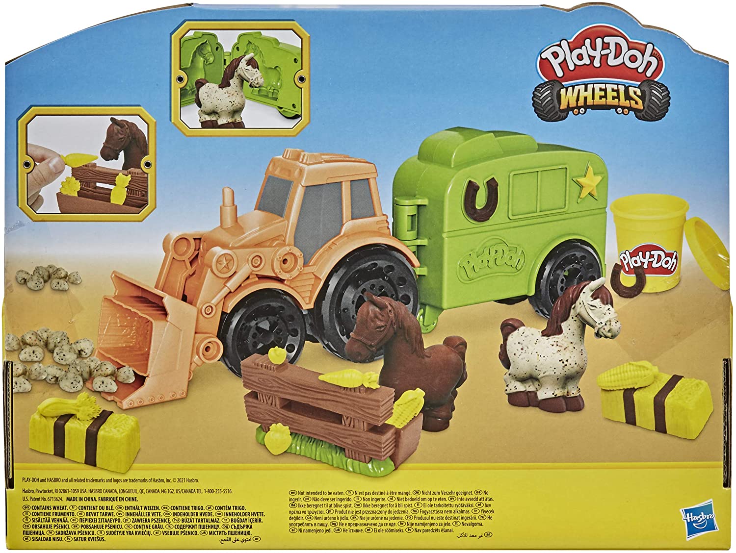 Набор Плей До Трактор на ферме Play-Doh Wheels Tractor Farm Truck Hasbro  (F1012) – фото, отзывы, характеристики в интернет-магазине ROZETKA от  продавца: Вuy here | Купить в Украине: Киеве, Харькове, Днепре, Одессе,