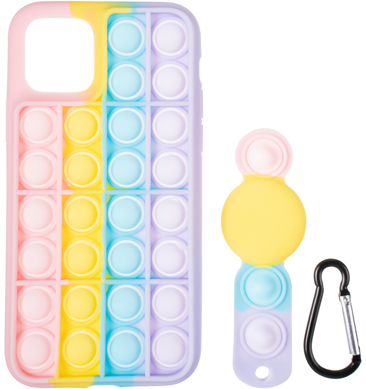 

Панель Gelius Antistress Case для Apple iPhone 12/12 Pro Rainbow