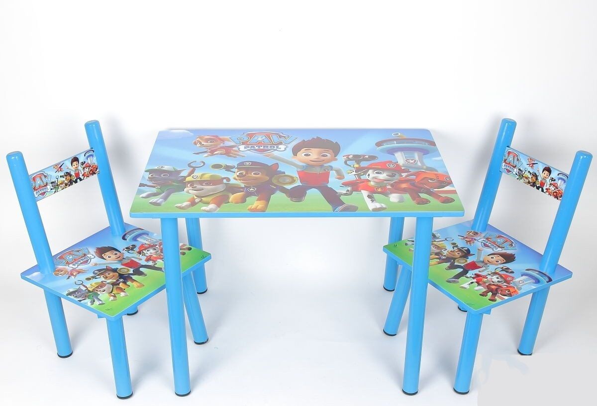 

Набор детской деревянной мебели Столик + 2 стульчика PAW Patrol Щенячий патруль Toysi (алл10001*111*)*