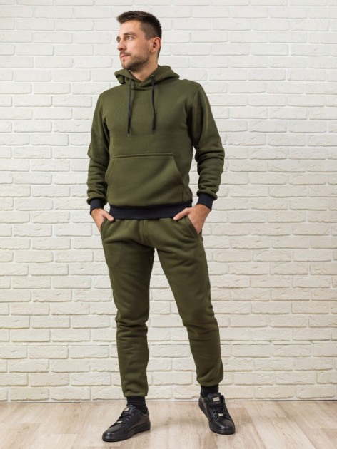 

Спортивный костюм мужской Хаки, Худи + спортивные брюки Top Top S