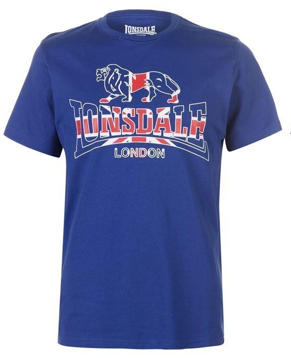 

Футболка марки Lonsdale Union Jack, оригинал, р. 2XL