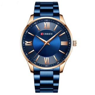 

Мужские часы Curren 8383 Blue-Gold