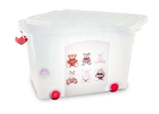 

Контейнер для хранения 40 л ROLLER BOX IML BEAR KON-PLAST