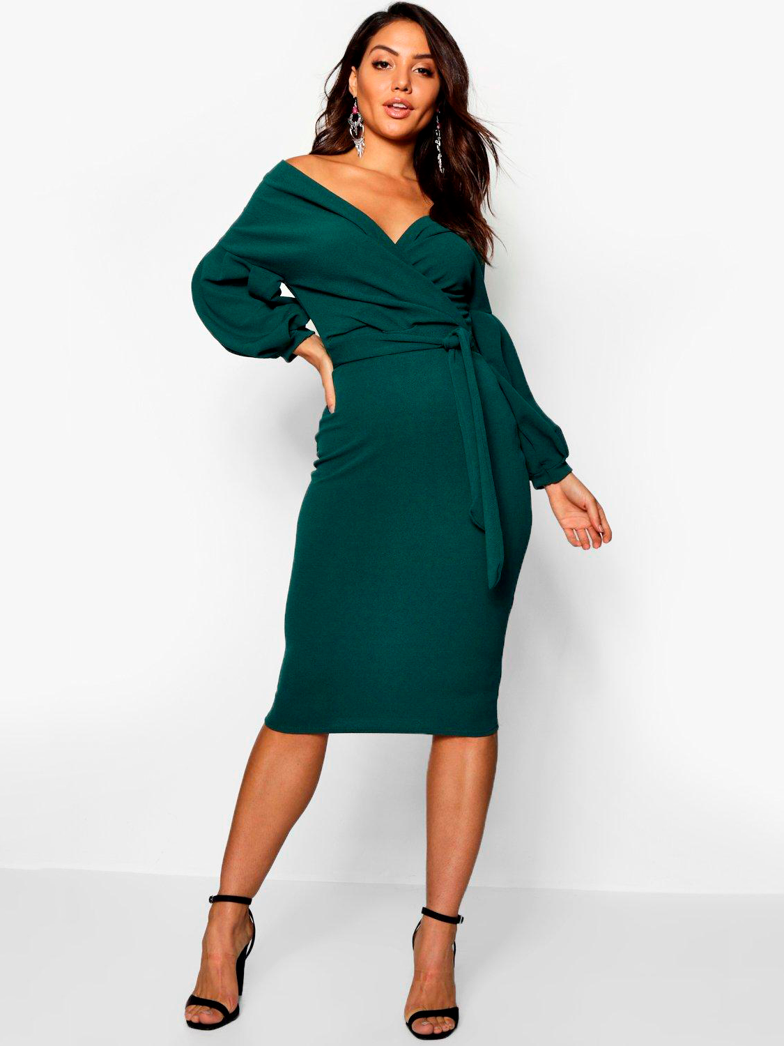 

Платье Boohoo bh05330009 38 Зеленое