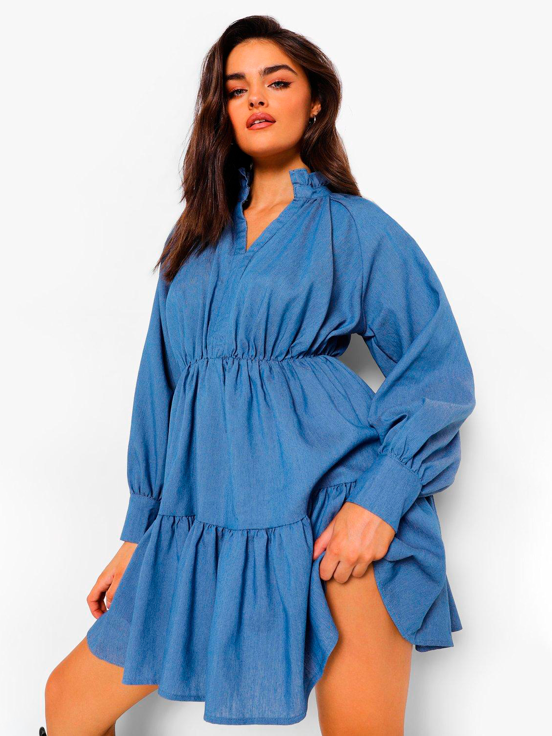

Платье Boohoo bh05330014 38 Синее