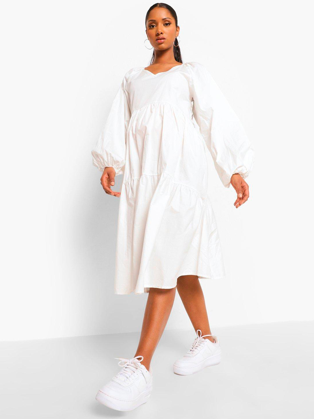 

Платье для беременных Boohoo bh05330052  Белое, Платье для беременных Boohoo bh05330052 40 Белое
