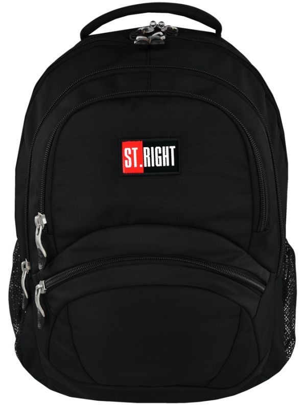 

Рюкзак школьный ST.RIGHT BP5 Black 850 г 42x30x19 см 26 л Черный