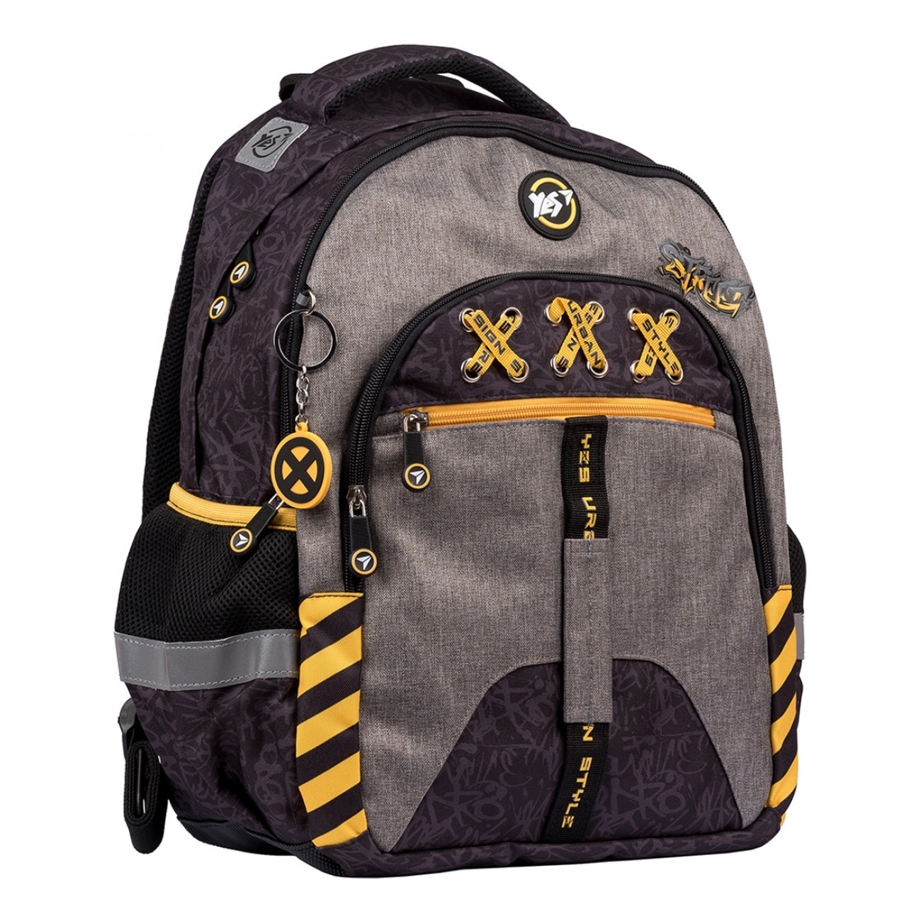 

Рюкзак YES TS-64 "Street style" 43 х 31 х 14 см 19 л Серый