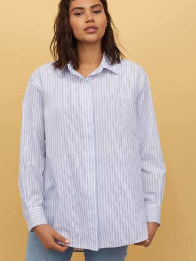 

Рубашка H&M 8115251RP5 M Белая