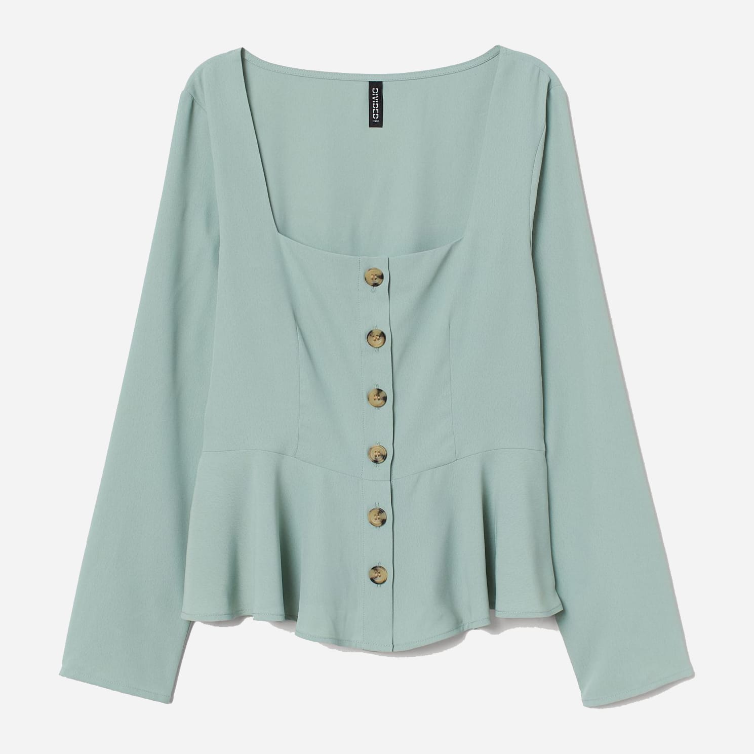

Блузка H&M 8518841sdm  Светло-зеленая, Блузка H&M 8518841sdm 34 Светло-зеленая
