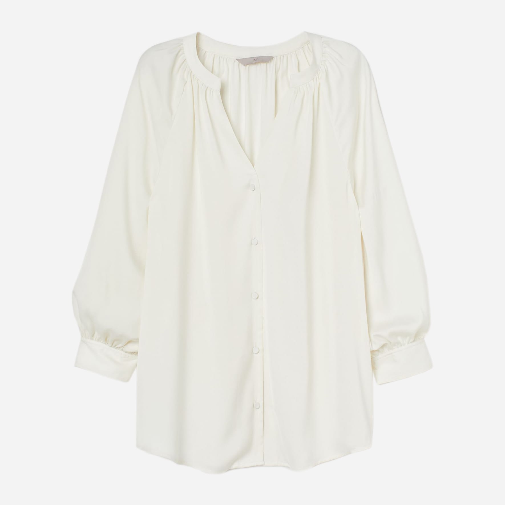 

Блузка H&M 8572671dm 38 Молочная