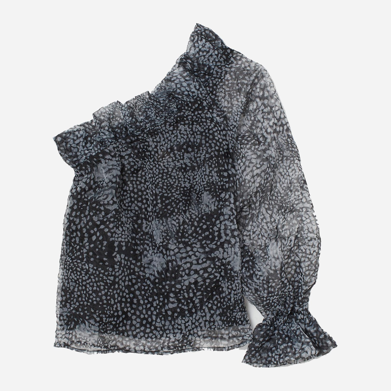 

Блузка H&M 9030852sdm L Черная с серым