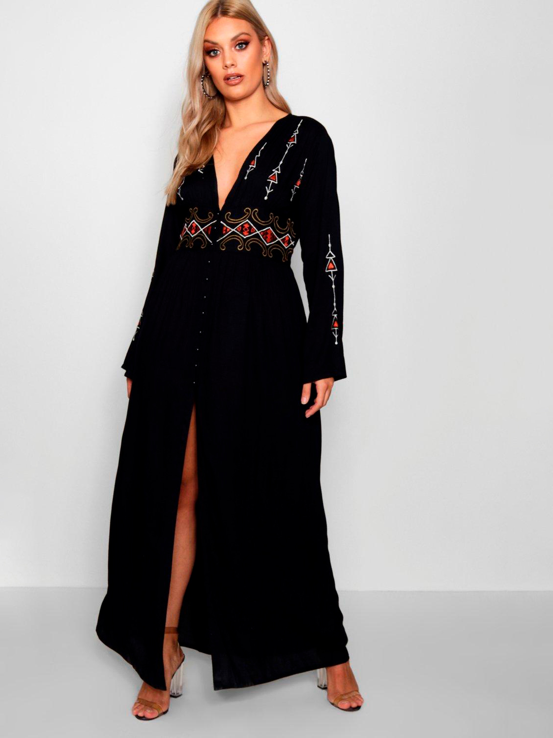 

Платье Boohoo bh05330093 52 Черное