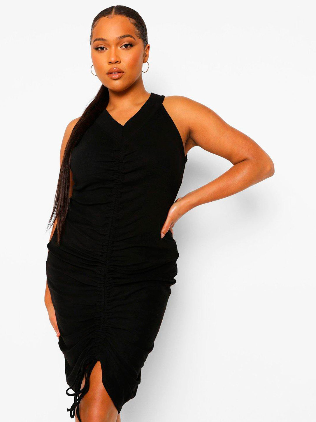 

Платье Boohoo bh05330094 46 Черное