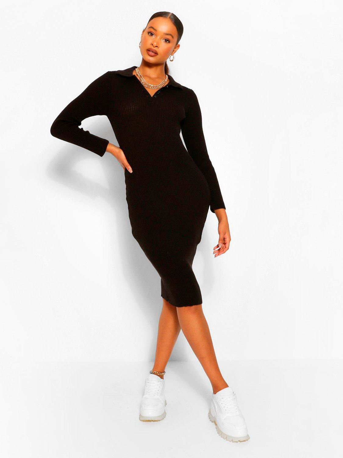 

Платье Boohoo bh05330095 M Черное