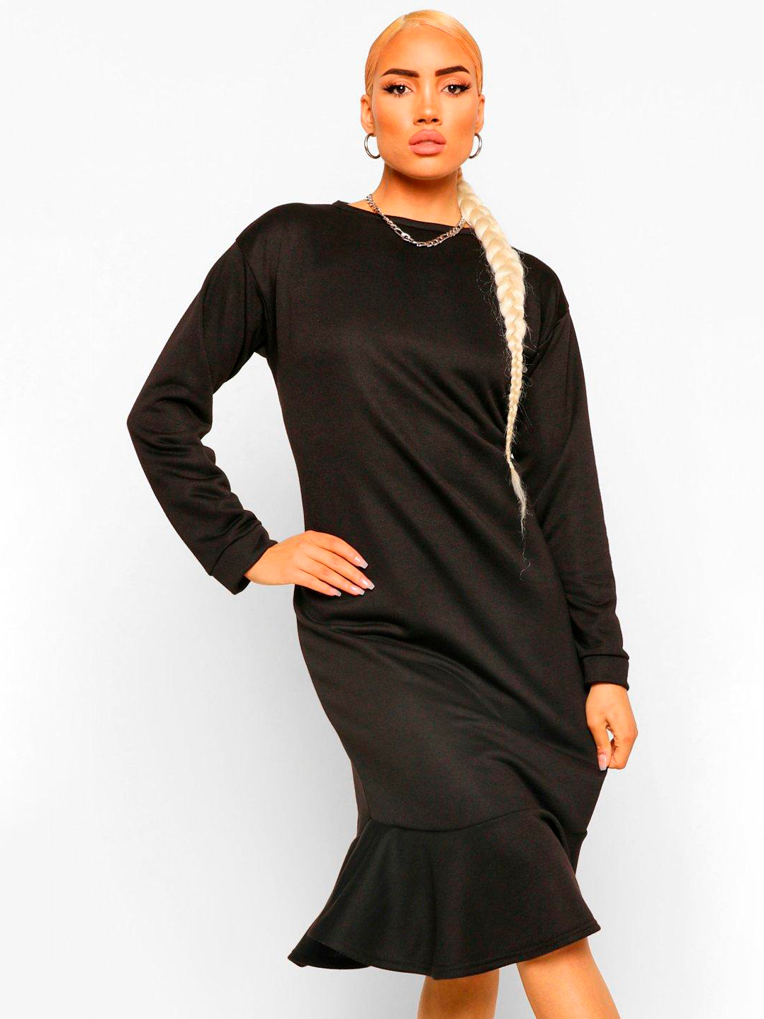 

Платье Boohoo bh05330132 34 Черное