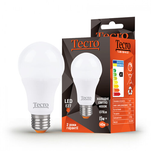 

Лампа LED TECRO TL-A60-15W-4K-E27 op169 (5011)