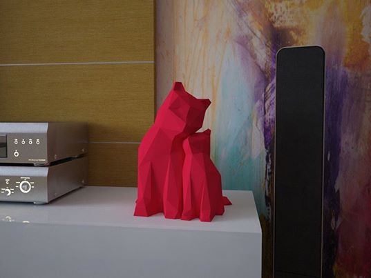 

Наборы для создания 3д фигур Papercraft "Котята» (p5111)