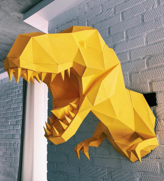 

Наборы для создания 3д фигур Оригами Papercraft "Динозавр» (p7136)