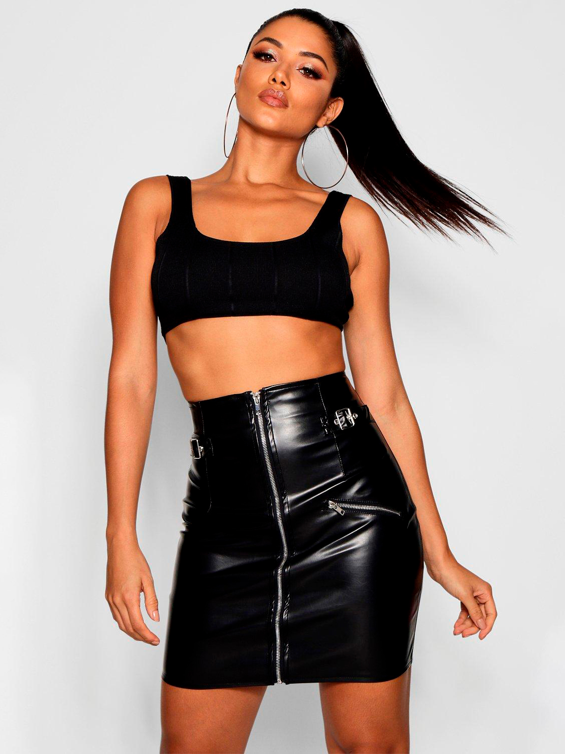 

Юбка Boohoo bh08110031 42 Черная