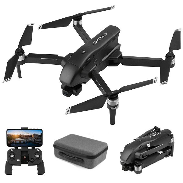 

Квадрокоптер Cyclone Q868 − дрон з 4K і HD-камерами, 5G WI-FI, GPS, FPV, БК мотори, 1 км, до 30 хв. + кейс (k432)