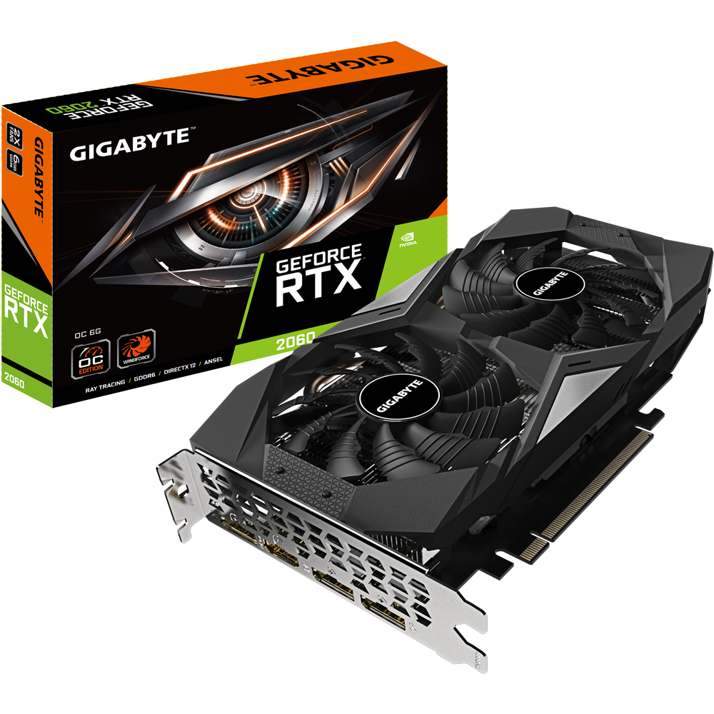 

Відеокарта GIGABYTE GeForce RTX 2060 OC 6G rev.2.0 - (GV-N2060OC-6GD V2)