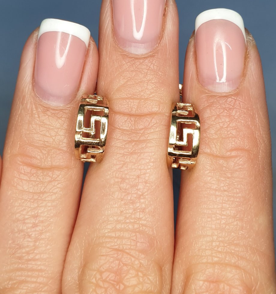 

Сережки позолоченные 2,1 г